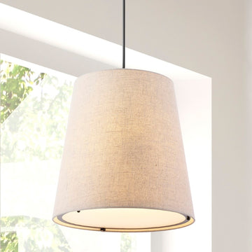 Arden 18" Farmhouse Bohemian Iron LED Pendant - JONATHAN Y